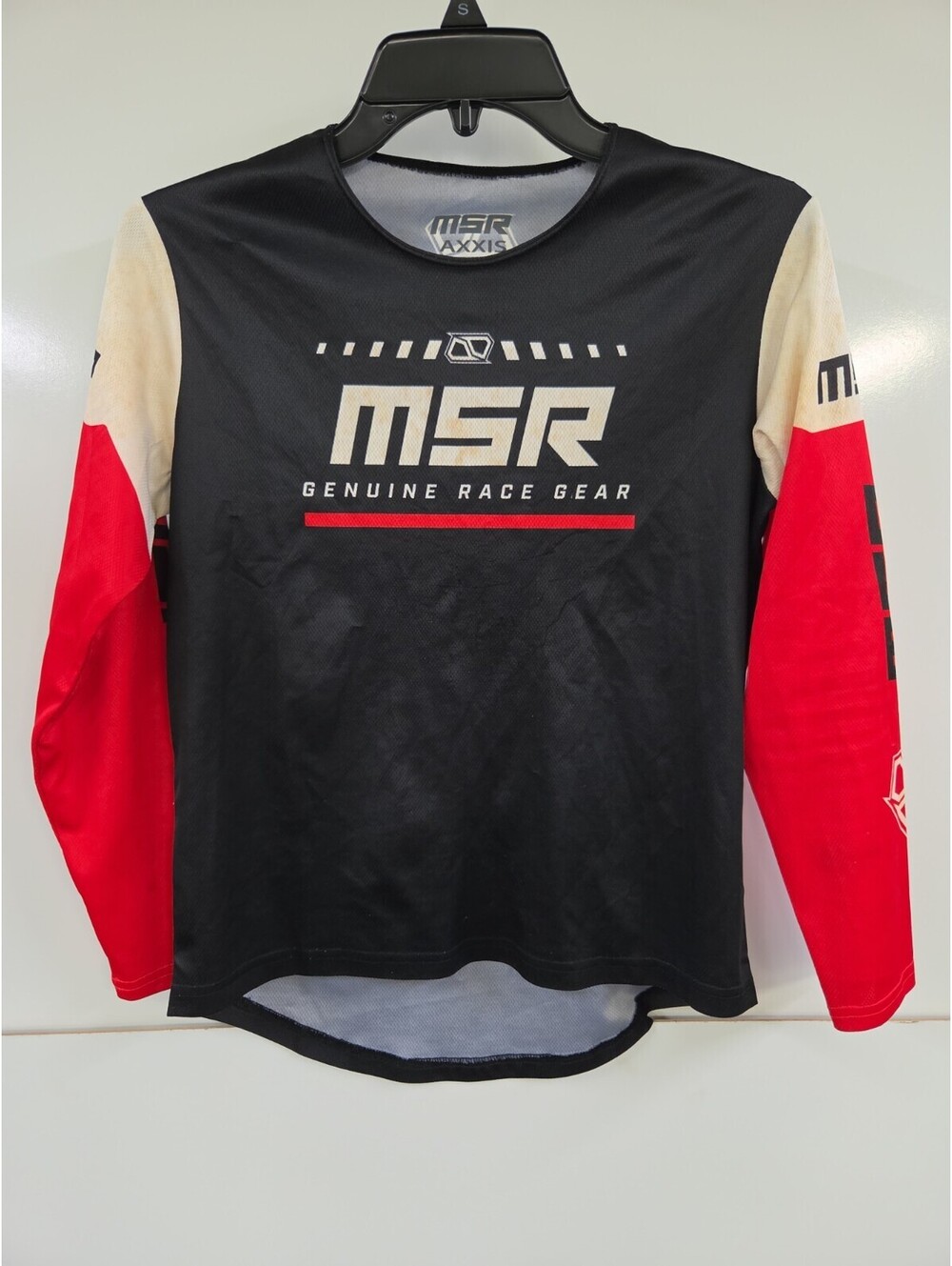 MX Youth Jersey Size XL XLarge Red Black Long Sleeve Shirt Dirt Bike Racing Gear